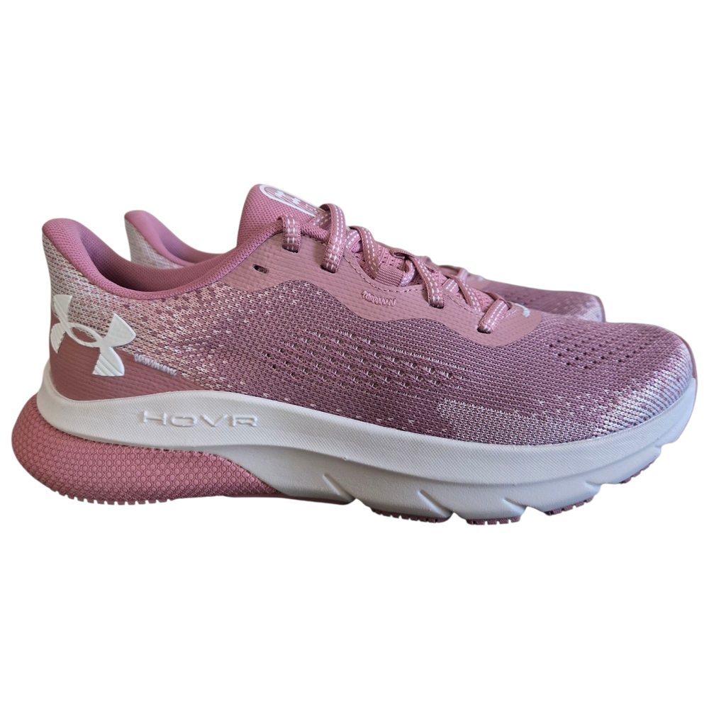 Under Armour UA HOVR Turbulence 2 Running Shoes Womens 9.5 Pink White 3026525